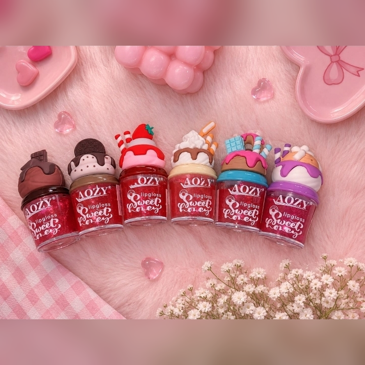 Lip Gloss Sweet Honey da marca Aozy