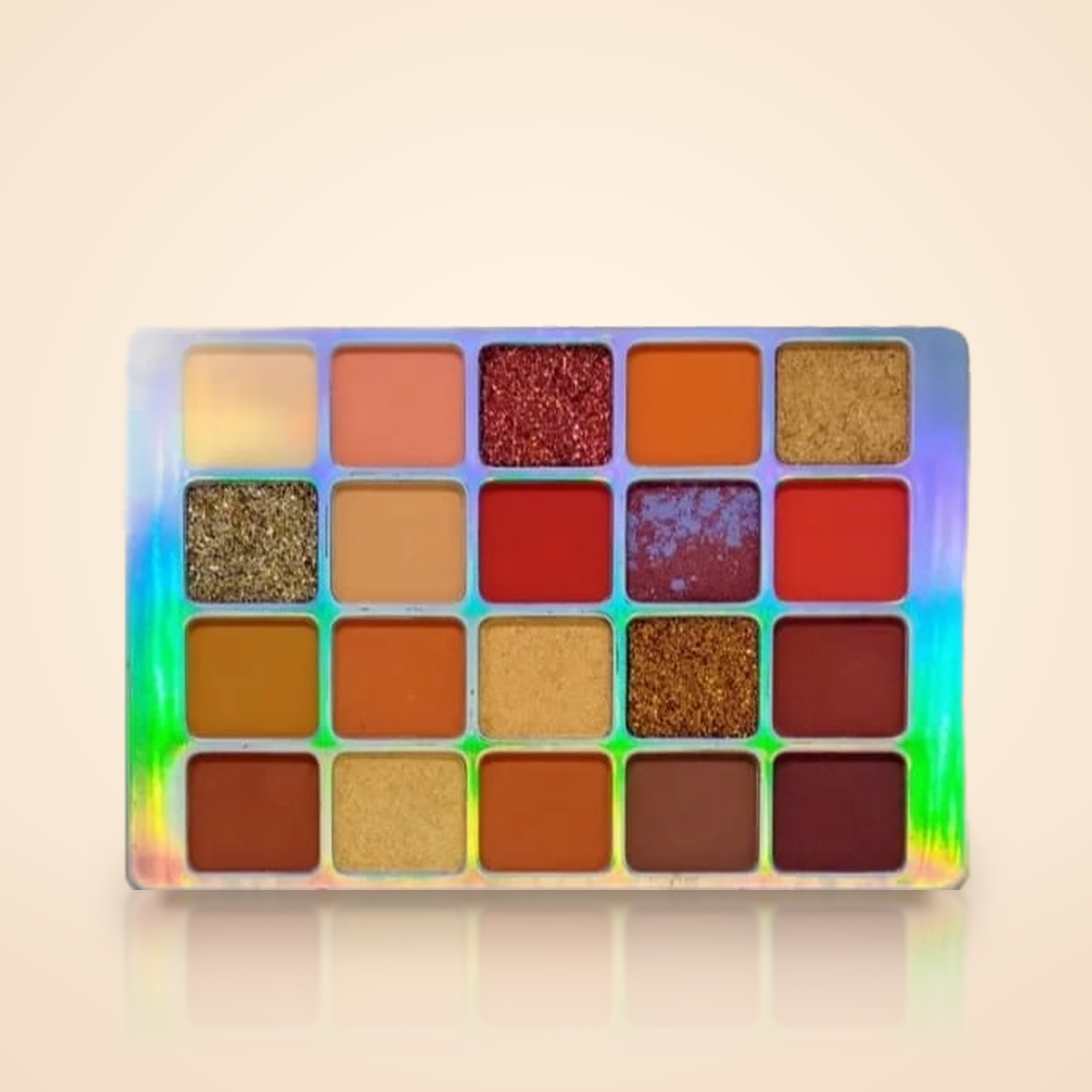 Paleta de Sombras e Iluminador Rave da marca Vivai